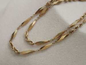 函館のアルタマート五稜郭店で買取した金 アクセサリー 18金 ネックレス
