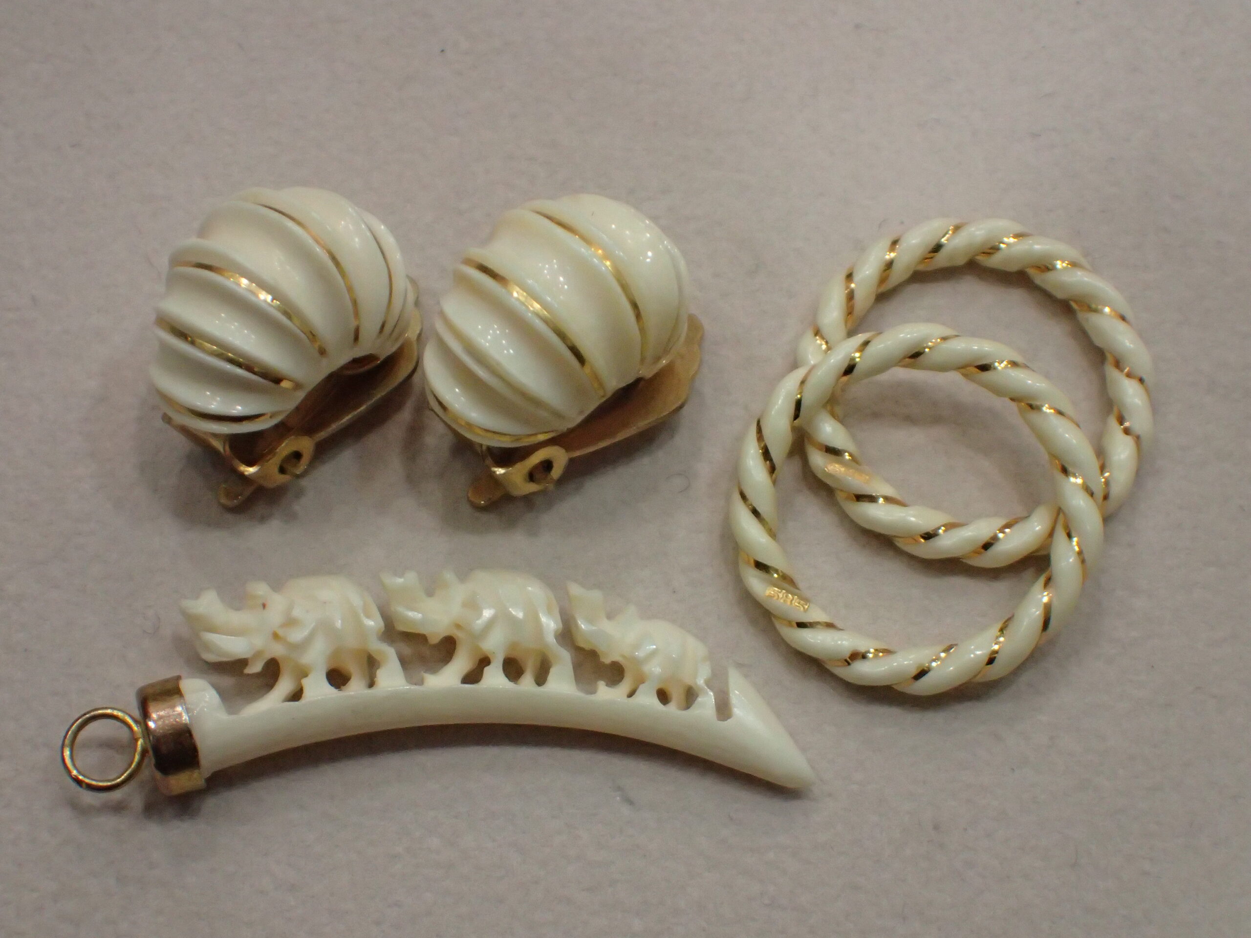 函館の金 K14象牙アクセサリー最新の買取事例｜高価査定ポイント