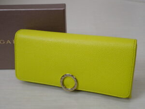 函館のアルタマート五稜郭店で買取したブルガリ 財布 BVLGARI ブルガリ 二つ折り長財布