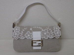 函館 フェンディ 買取 バッグ アルタマート五稜郭店で買取したFENDI フェンディ マンマバケット リネンキャンバスバッグ